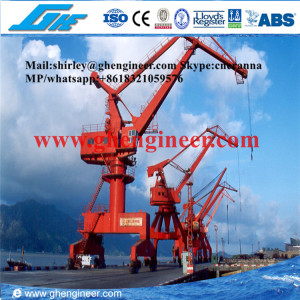 Four Link Mechanism Shipyard Portal Crane